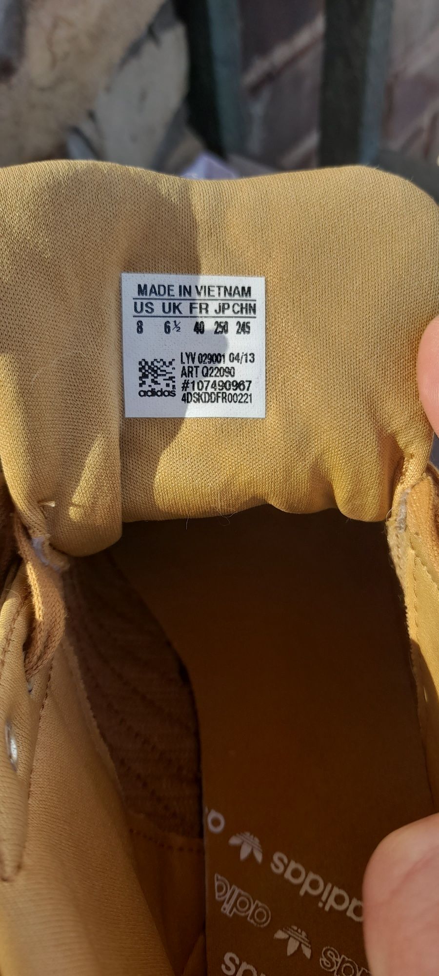 Кроссовки хайтопы adidas, оригинал