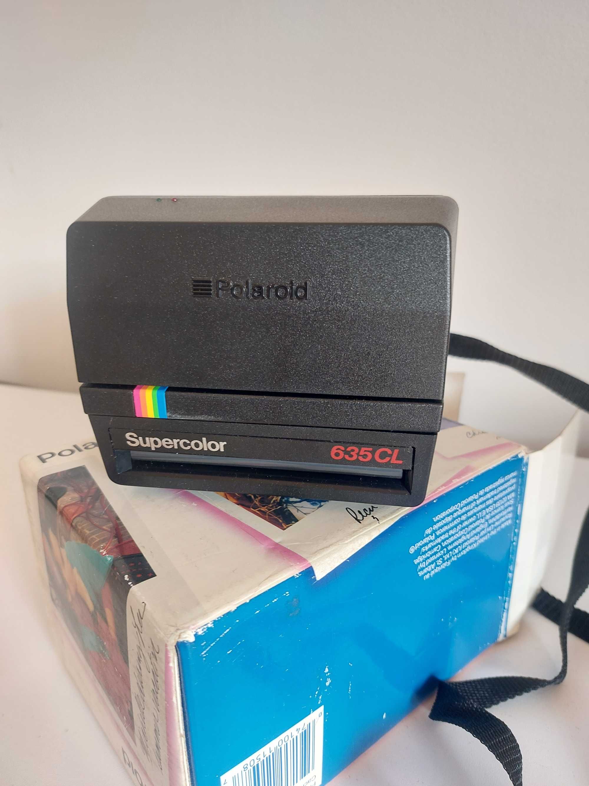Máquina Fotográfica Polaroid Supercolor 635CL com caixa (como nova)