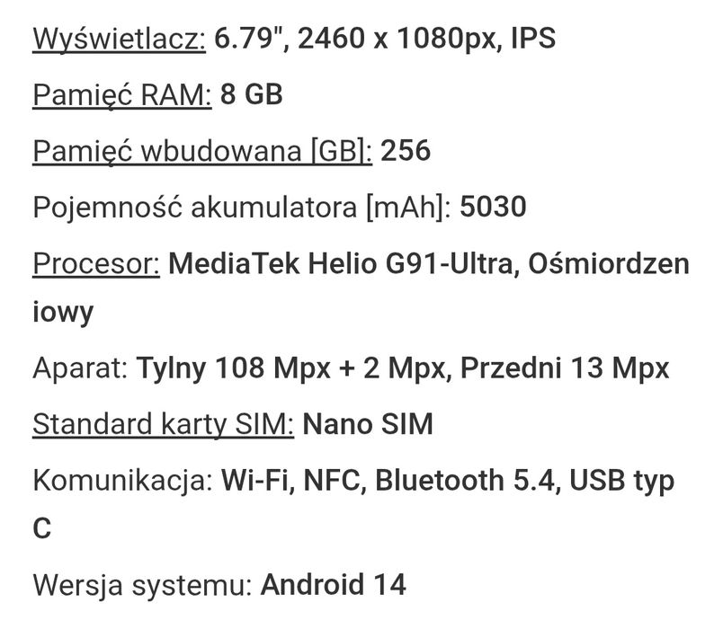 Xiaomi Redmi 13 czarny