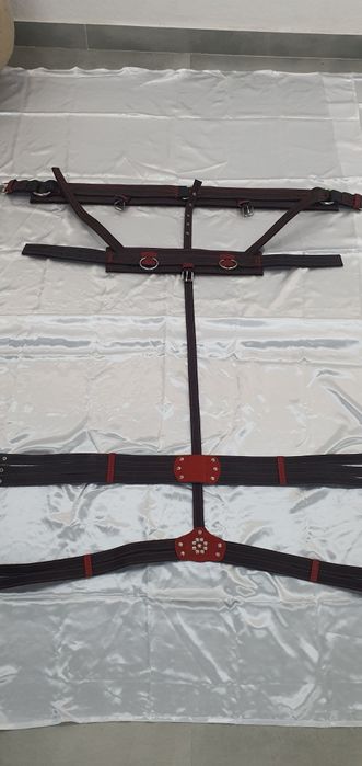 Наритник шкіряний,  чорний колір, ручна робота