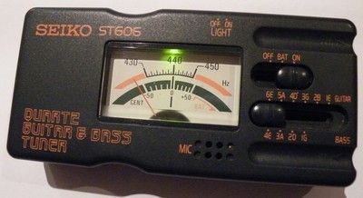 Seiko ST-606 Guitar & Bass Tuner