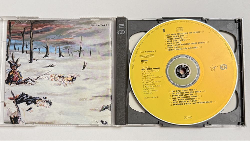 Die Toten Hosen 125 Jahre Auf Dem Kreuzzug Ins Gluck 2xCD 1990