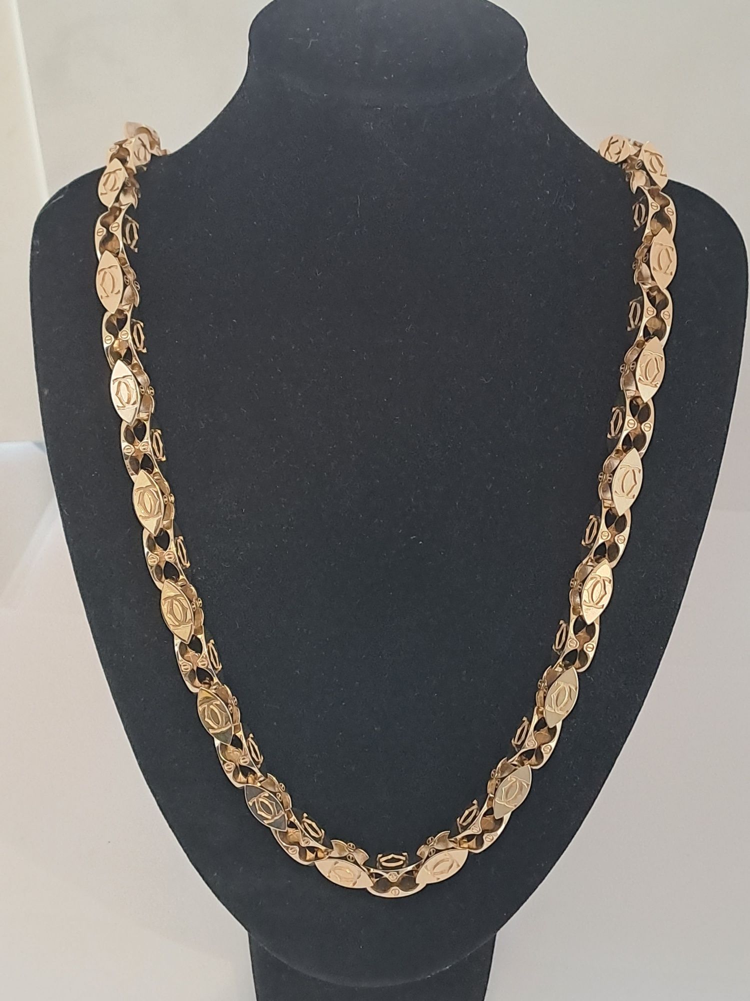 Złoty Łańcuszek splot CARTIER Pr 585  129.12 Wyrób  Nowy