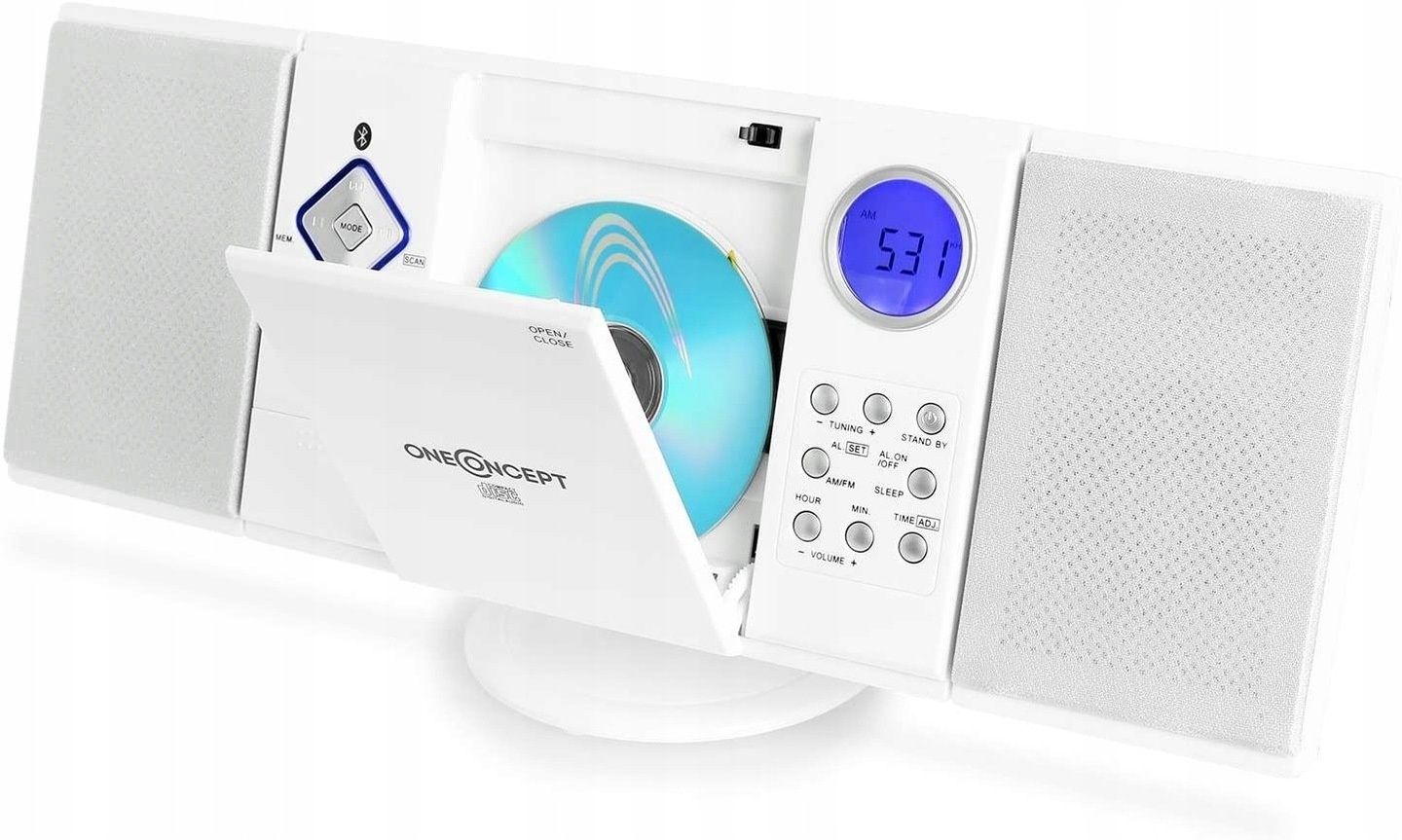 Стереосистема OneConcept MP3 USB SD AUX
OneConcept V-12
