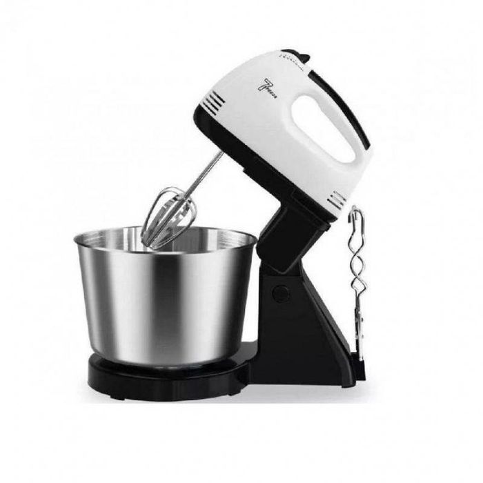 Міксер R6637W DOMOTEC 2л чаша/250 Вт/7 швидкостей/2вінчика,2 для тіста