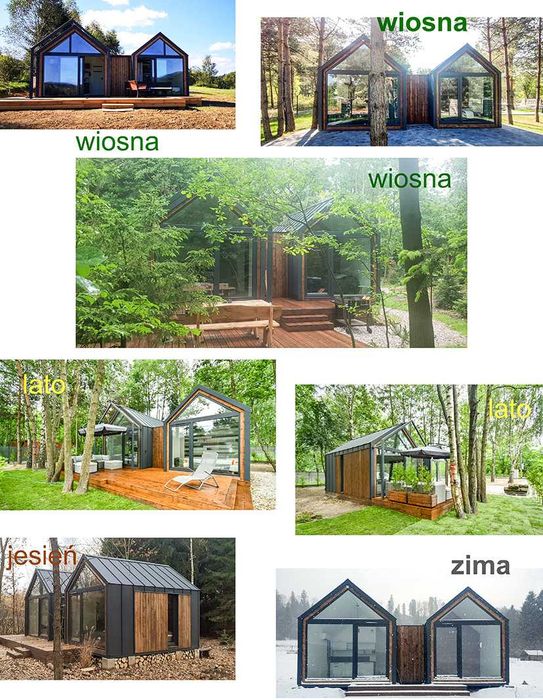 Dom modułowy 35m2 całoroczny