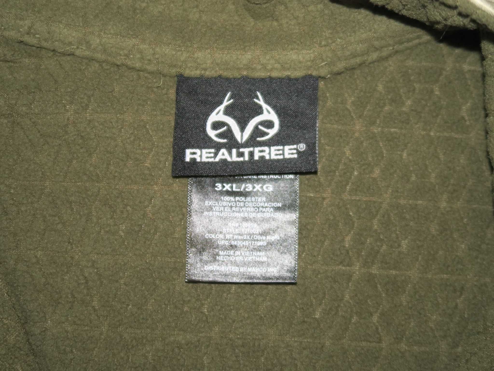 Realtree bluza na zamek nowa łowiecka 3XL