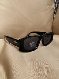 Aldo nowe okulary czarne zlote wstawki modne