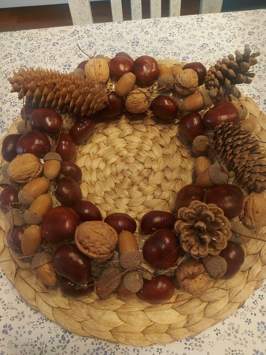 Piękny jesienny wianek