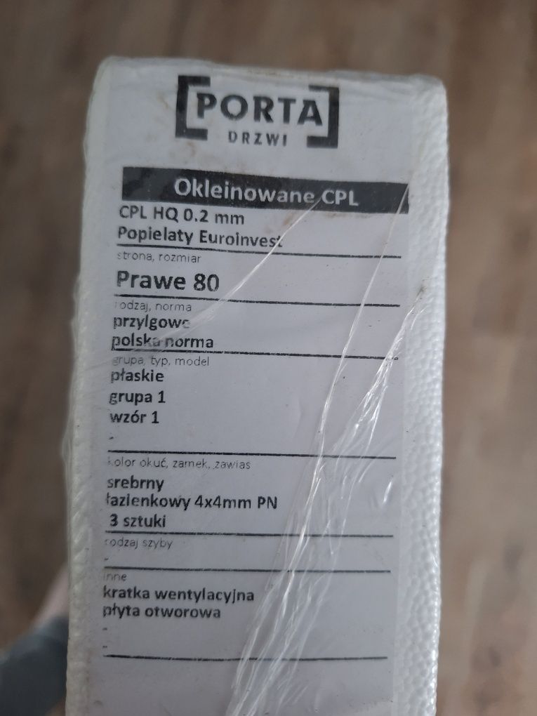 Drzwi i ościeżnica Porta