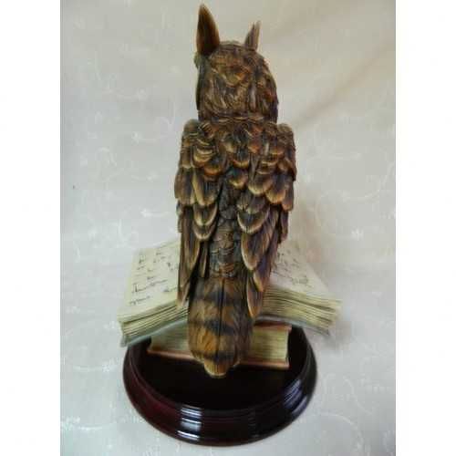 Статуэтка Сова на книгах Ermanno Farina Sculture Dear Italy