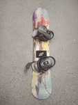 Deska snowboardowa Creazy Creek  SpongeBob 115cm + wiązania