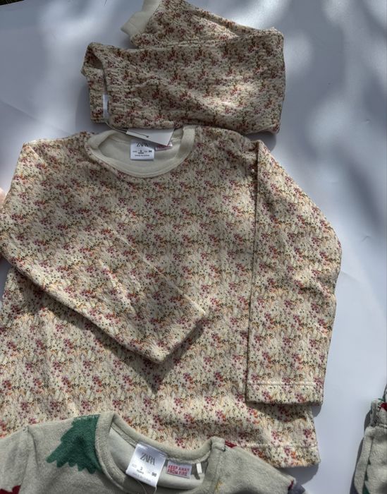 Піжама Zara H&M флісова велюрова махрова 98.116