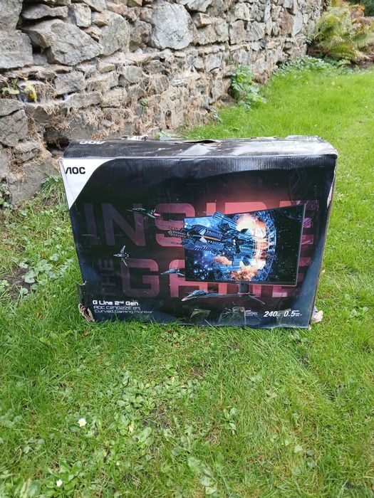 Monitor AOC, uszkodzona matryca