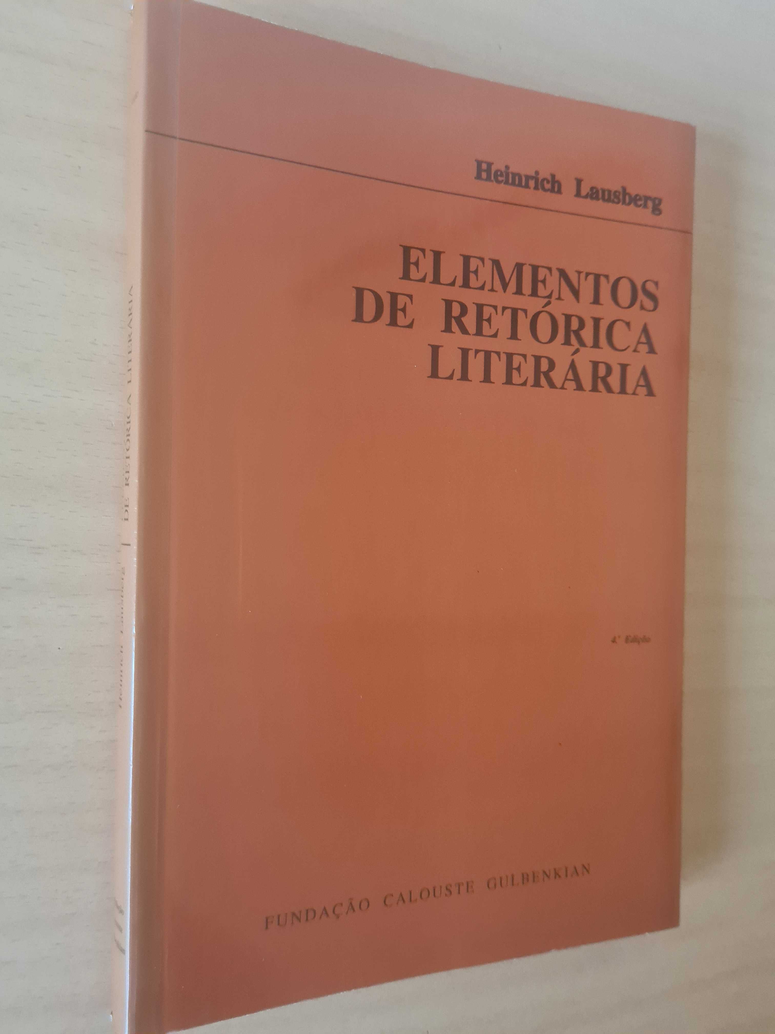 Livro "Elementos de Retórica Literária" de Heinrich Lausberg