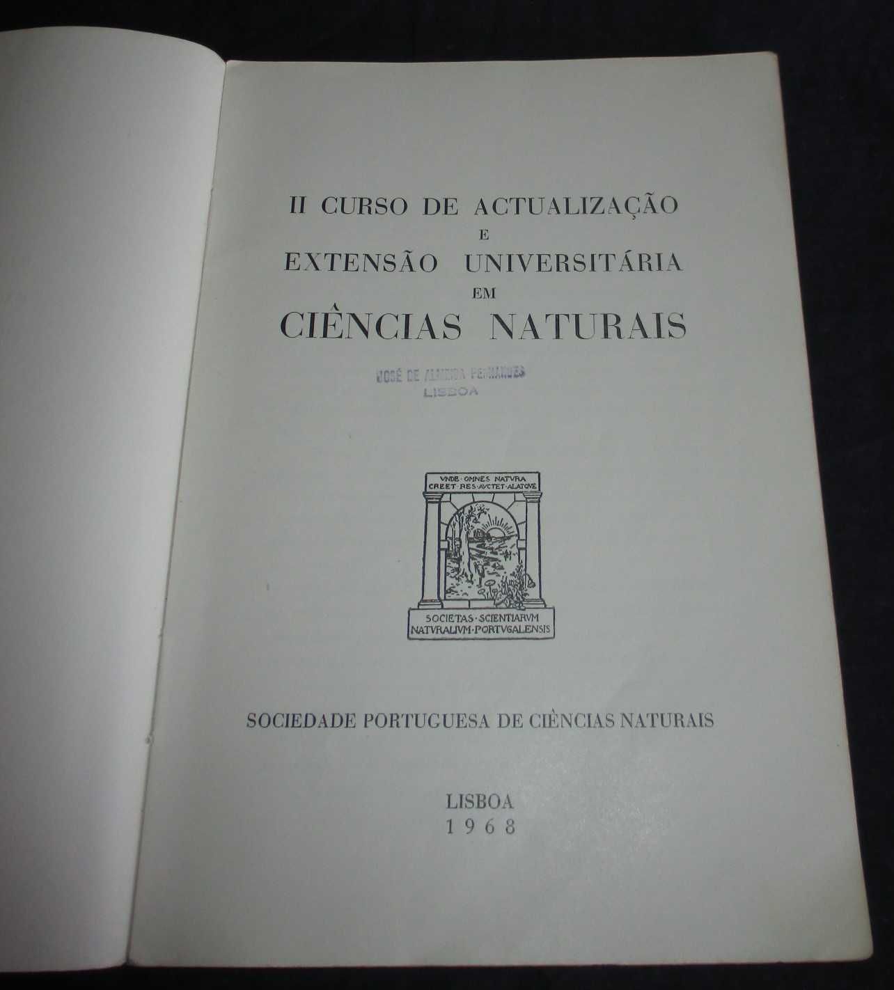 Livro II Curso de Actualização e Extensão Universitária 1968