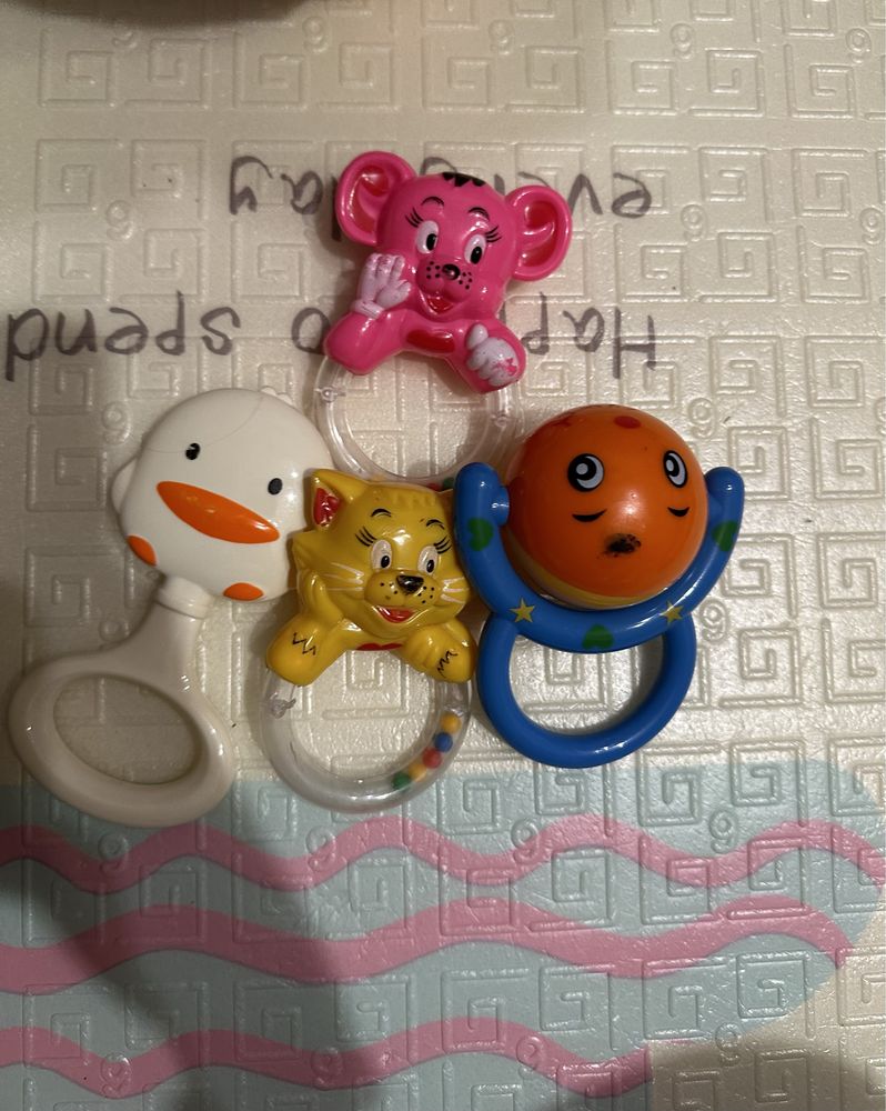 Детские игрушки грызунки, брязкальце, игрушки на коляску