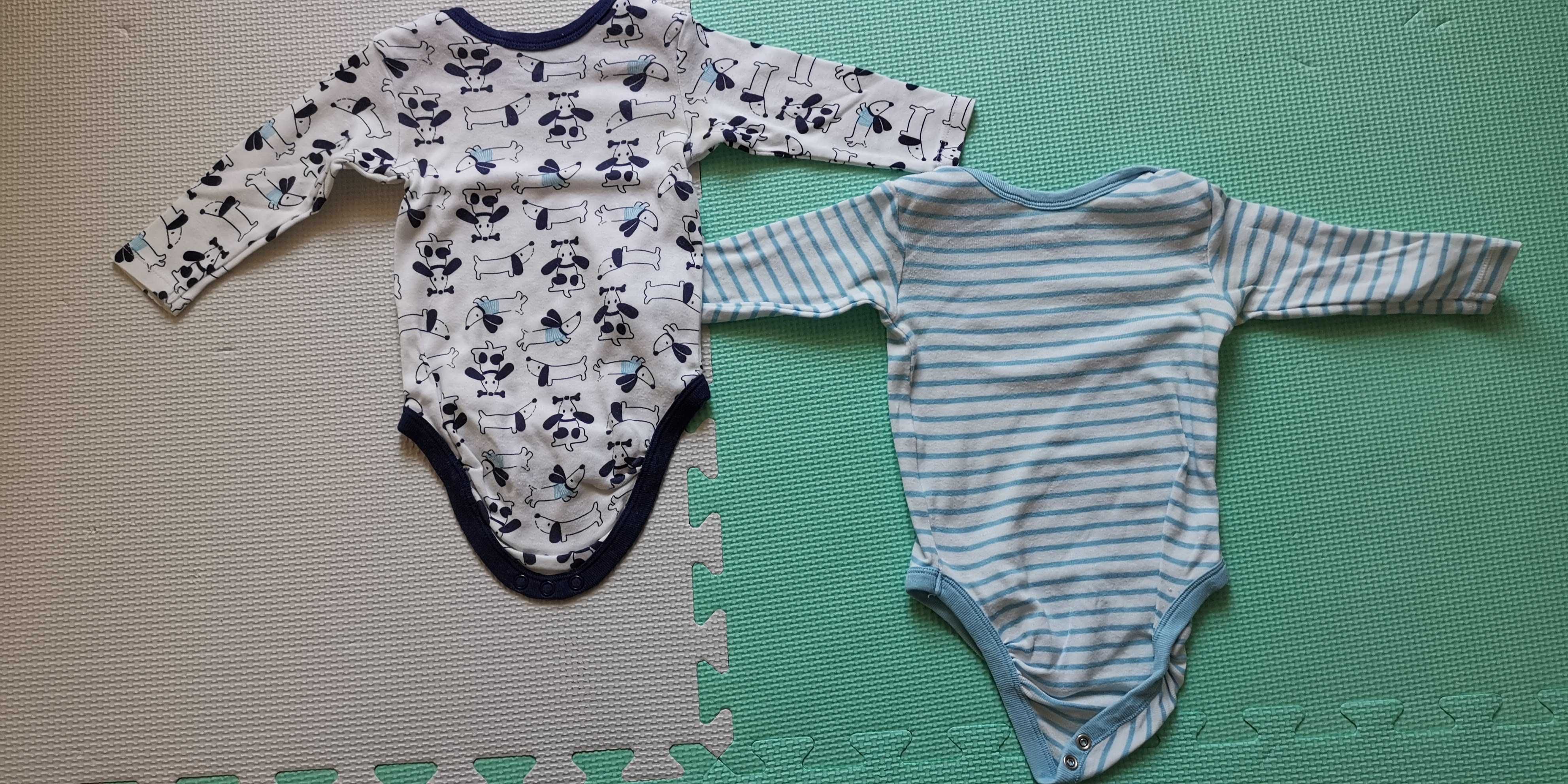 Lupilu body 62 68 długi rękaw 4 sztuki pakiet komplet