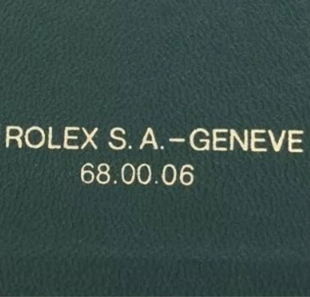 Caixa Rolex vintage anos 80