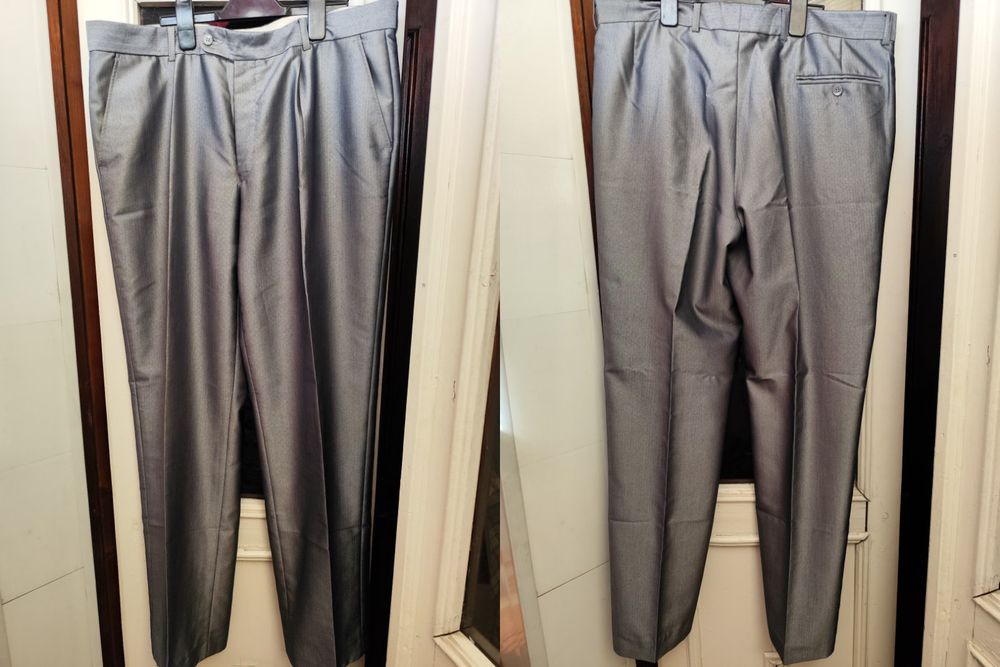 Мужской серый шерстяной костюм Legenda Class р.52-54