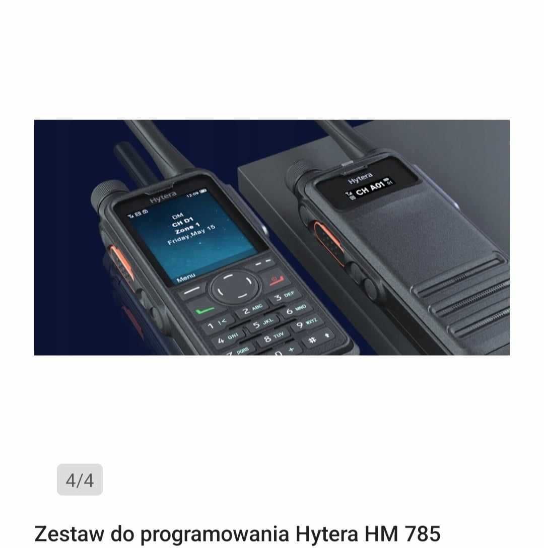 Zestaw do programowania Hytera HM 785, jeszcze w kopercie zabezpieczon