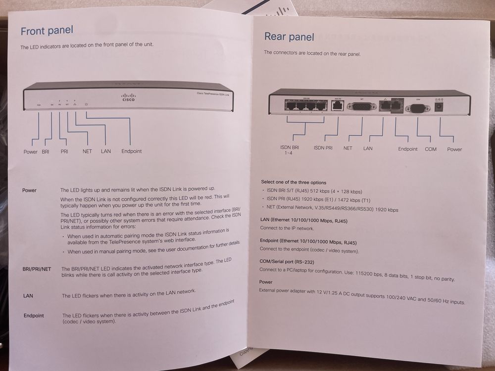 Cisco TelePresence ISDN Link
