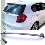 Spoiler Aileron para BMW Série 1 E81 E87 - Preto brilhante