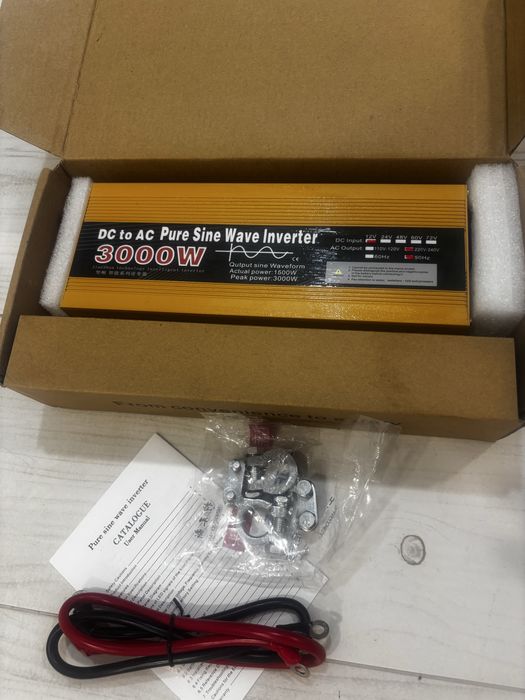 Інвертор Pure Sine Wave Inverter 12-220В 3000 Вт