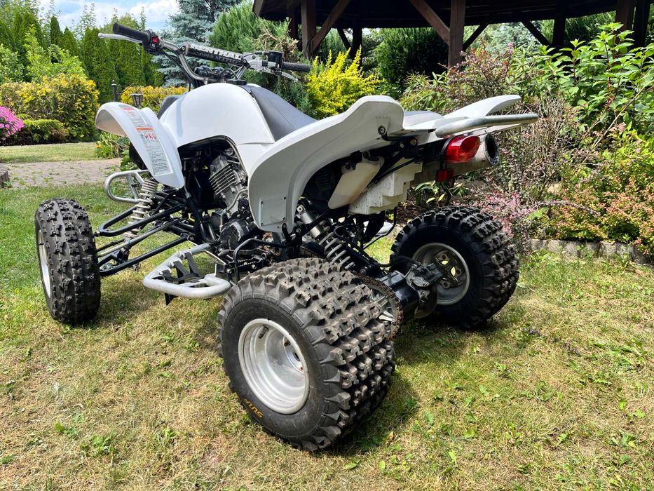 Yamaha Raptor 660 nowe opony poszerzany sportowy wydech wyciągarka