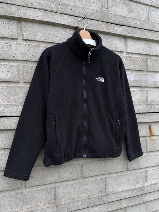 Czarna rozpinana bluza polar fleece  wpinka The North Face, rozmiar S