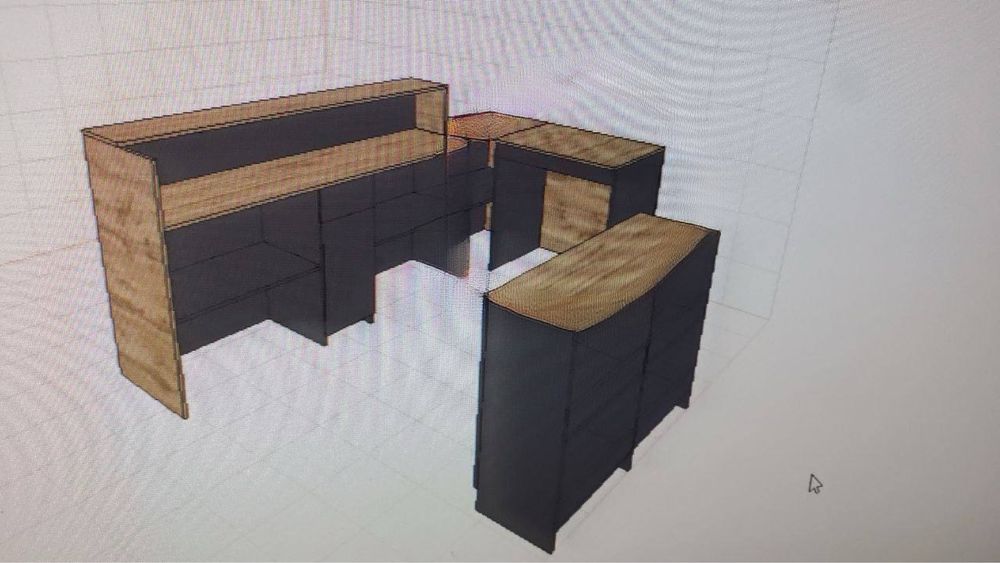 Барна стійка графітова