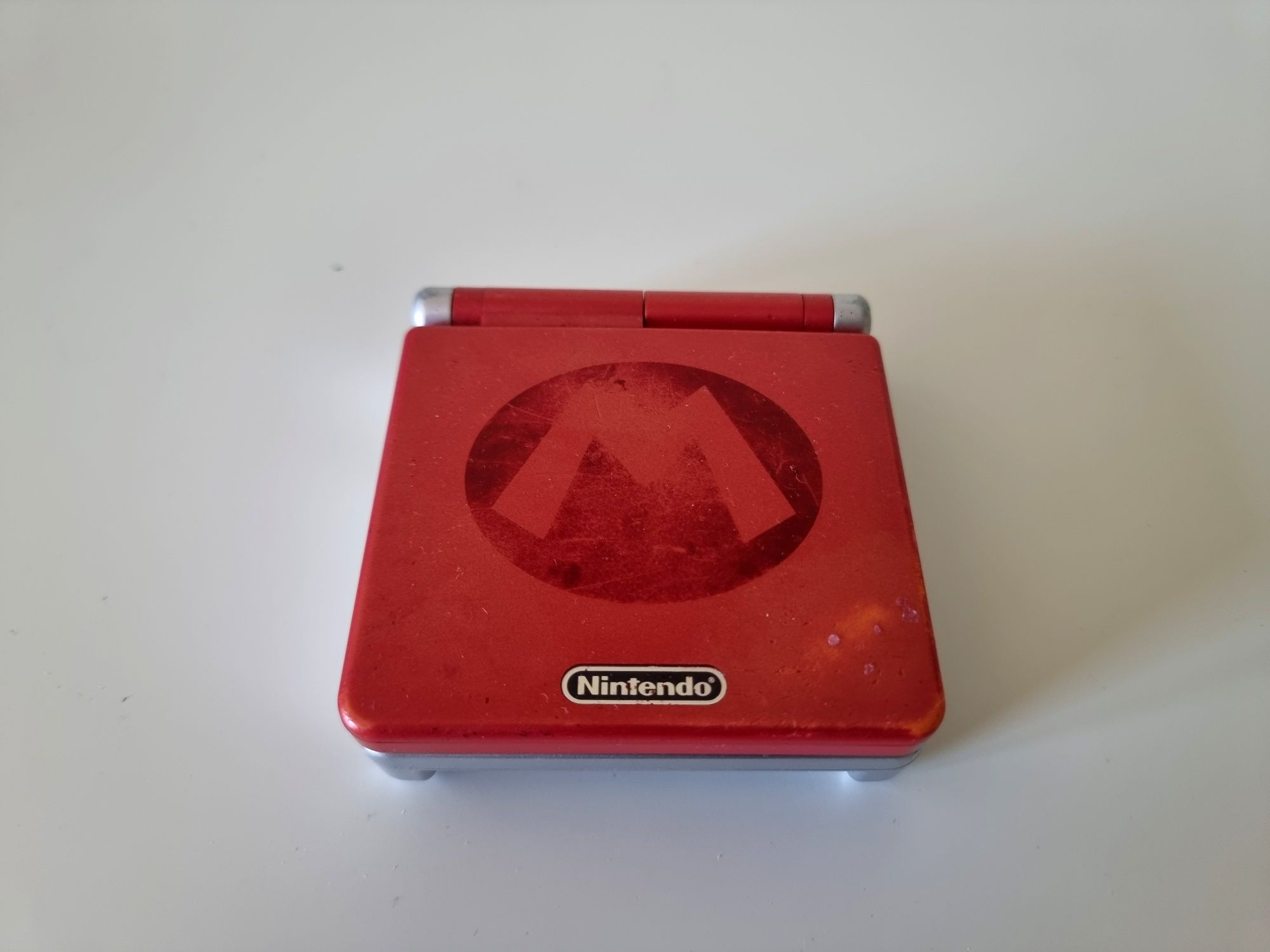 Konsola Gameboy Advance SP limited mario edition ładowarka