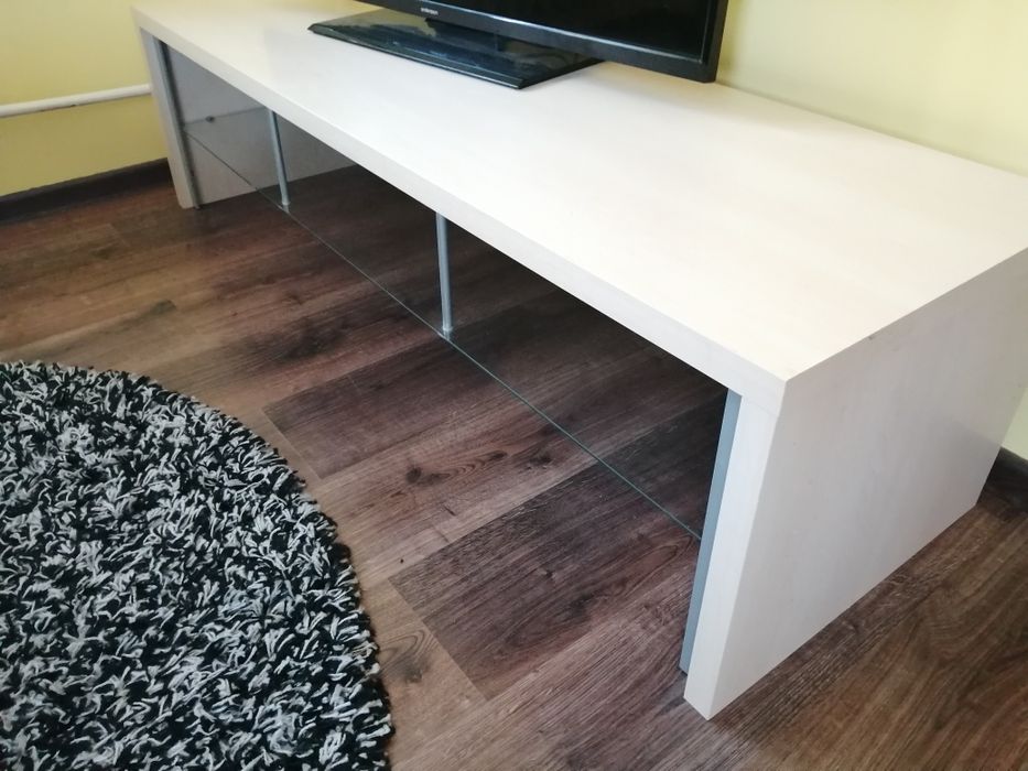 Szafka RTV pułka szklana