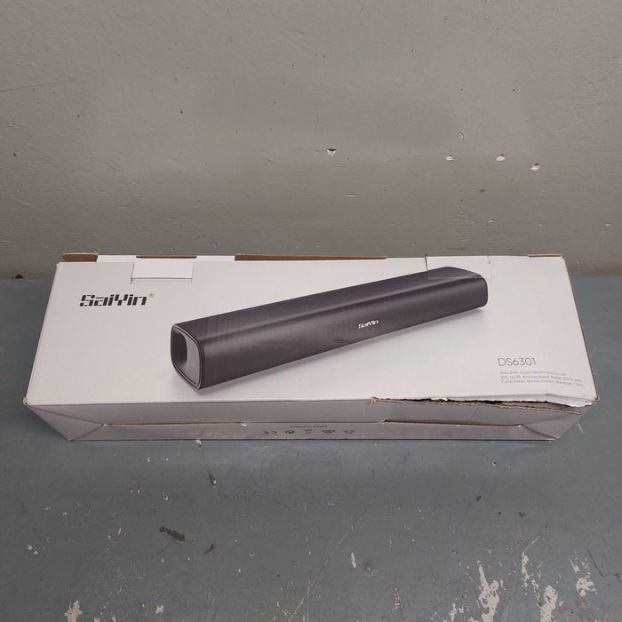 SAIYIN Soundbar 2.0 Kanałowa 40W Bluetooth AUX Optyczna TV PC