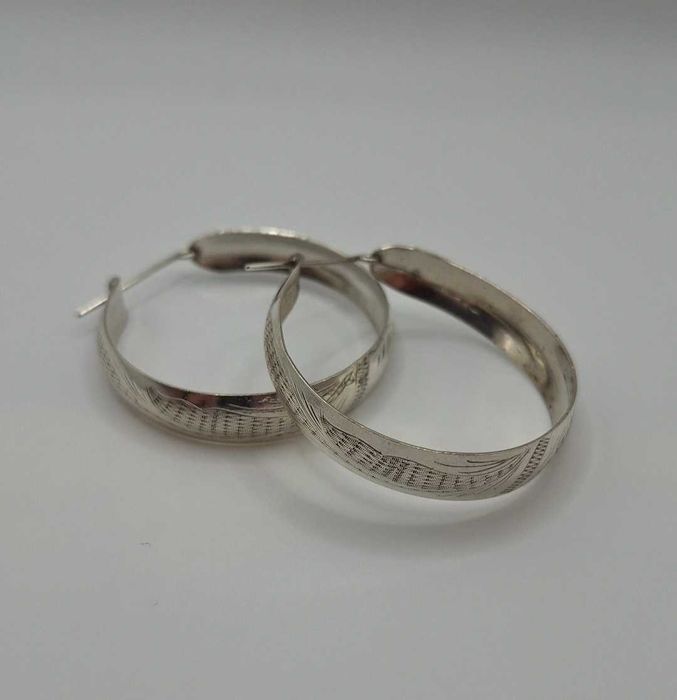 Srebrne kolczyki 11,70gr SPOKO LOMBARD BEŁCHATÓW skup srebra