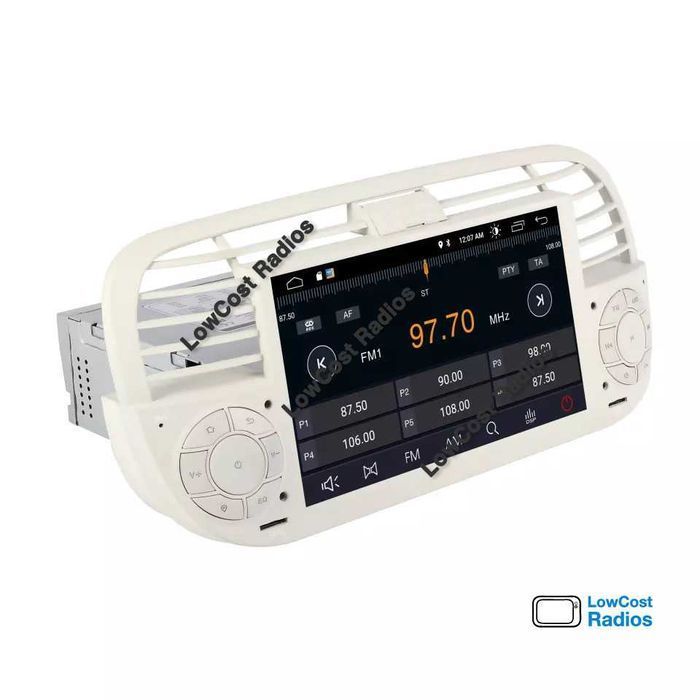 (NOVO) Rádio 2DIN • FIAT 500 (Desde 2007 a 2015) • ABARTH • Android