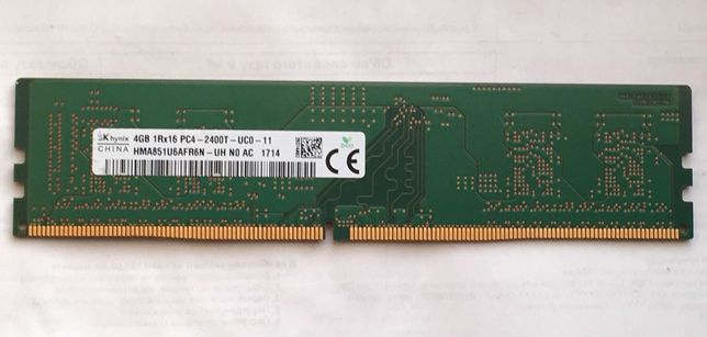 4gb DDR4 2400 MHz  Hynix  HMA851U6AFR6N
