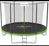 NOWA Trampolina z Drabinką 244 cm 2,44 z Siatką Wew. 8FT Do 120kg JUMI