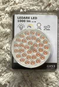 IKEA LEDARE GX53 1000 lumenów, ciepła biel, ściemniana żarówka LED