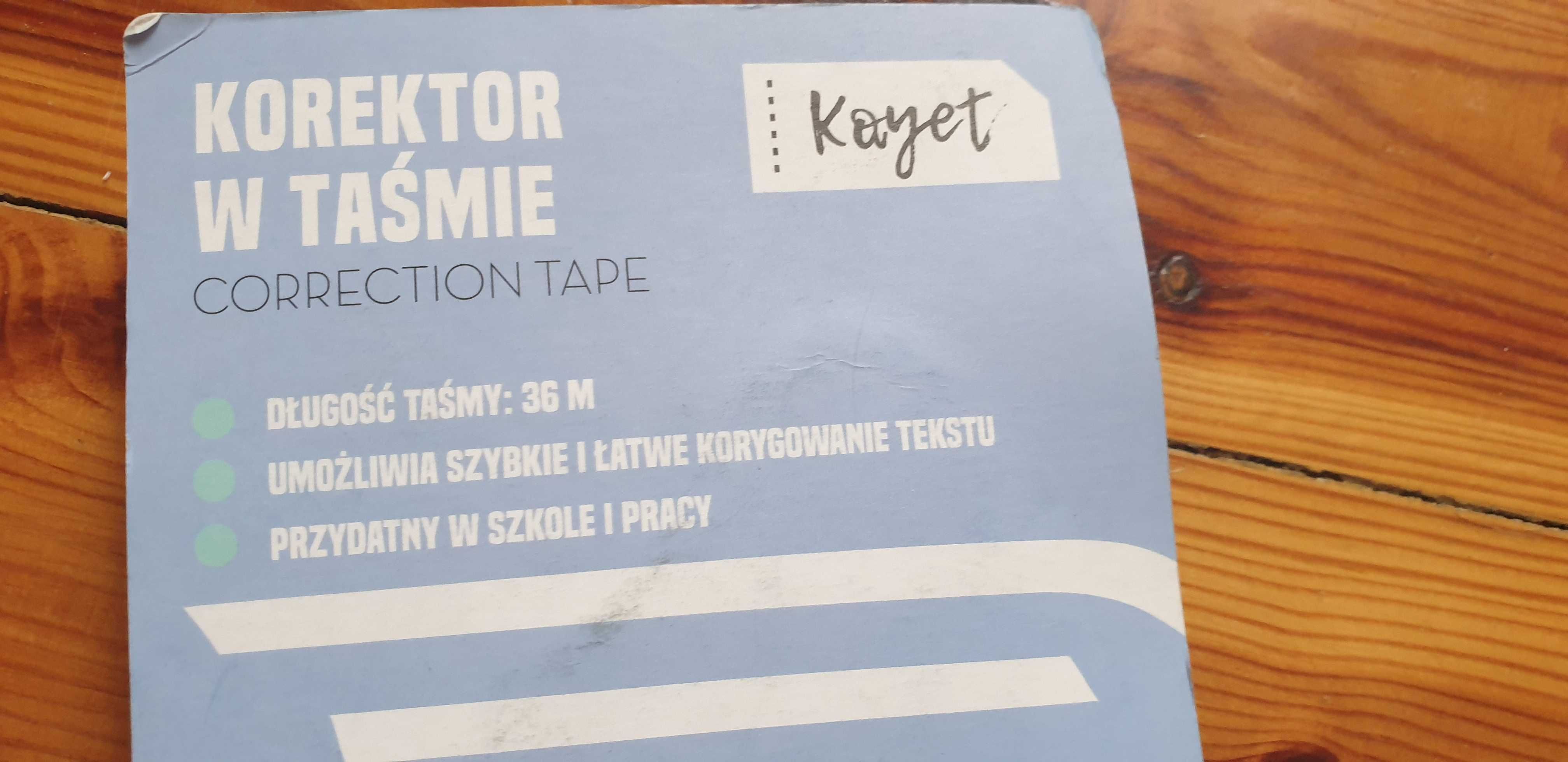 Korektor w taśmie 36 metrów