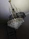 Candeeiro cristal teto