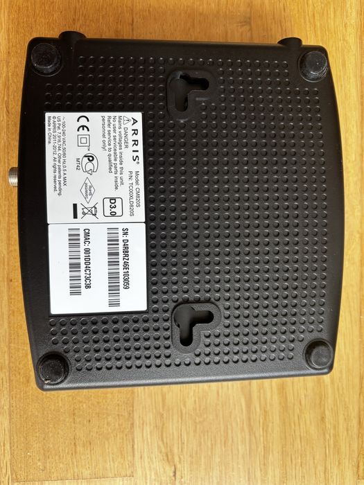 Modem ARRIS CM820S - Tv/Eth