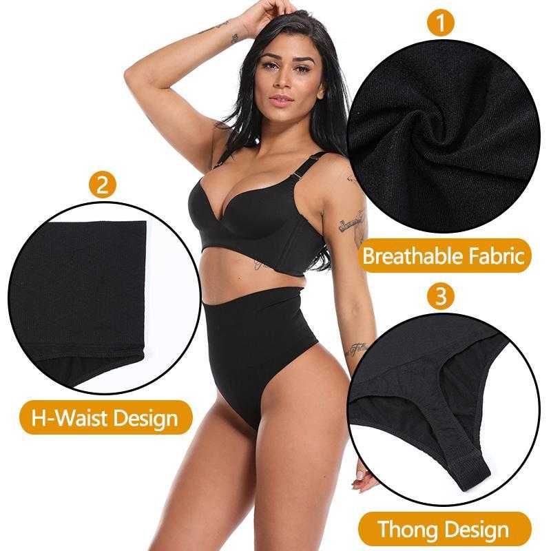 Holyshape! трусики утяжка для похудения широкий пояс стринги