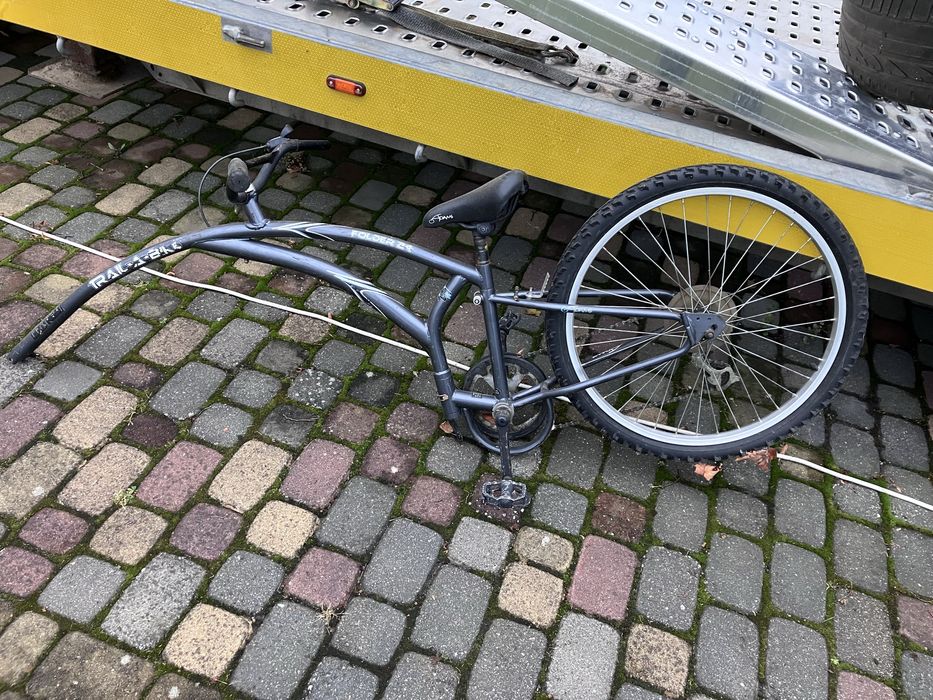 Doczepka rowerowa z przezutkami sprawna w fajnym stanie z uchwytem