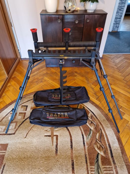 Rolki,stojak,grzebień traper