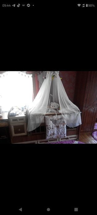 Ліжко трансформер, ліжечко дитяче,комод