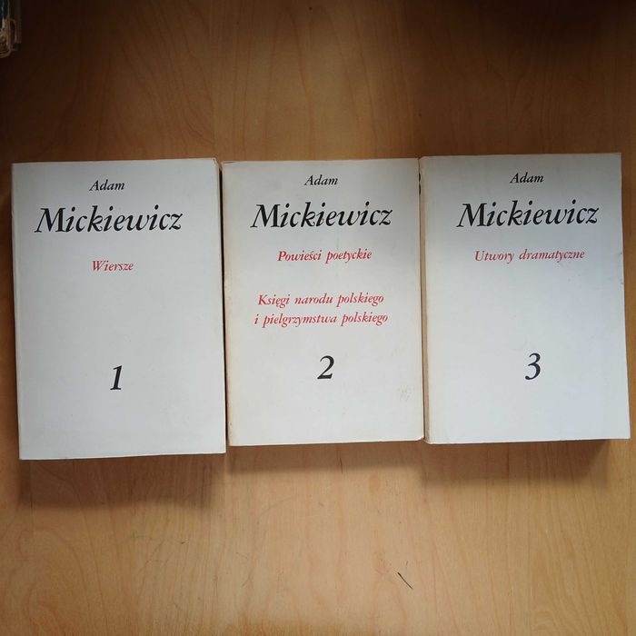Mickiewicz - Wiersze + Dramaty + Powieści poetyckie + Księgi Narodu