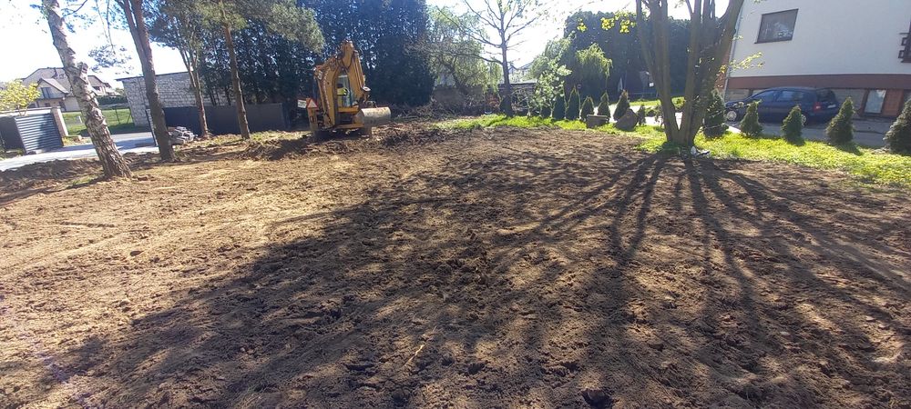 Usługi koparko-ładowarką