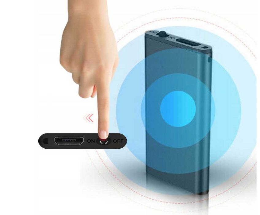 Mini DYKTAFON Szpiegowski Podsłuch Aktywacja Głos | WYPRZEDAŻ -20%