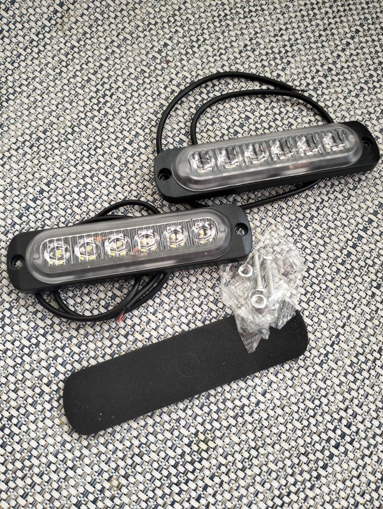 Світлодіодна  6LED фара 12-24В для авто